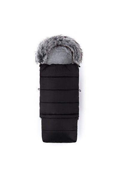 FEEDO Sac de iarna, Feedo, 3 in 1, Pentru carucior, landou sau scaun auto, 110 cm, 0-3 ani, Black