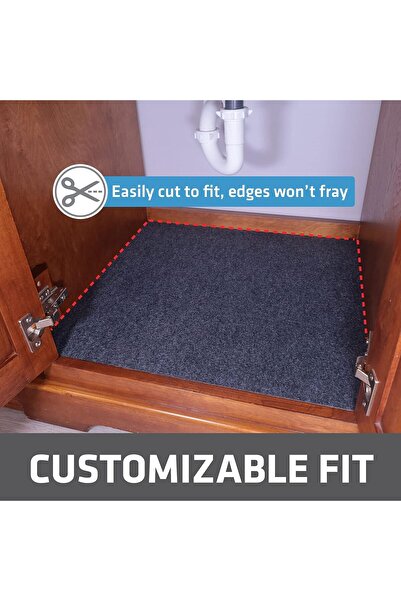 Armor ALL Drymate Premium XL Under Sink Mat (24×59 in) – Absorbent, Waterproof, Non‑Slip, Machine‑Washa