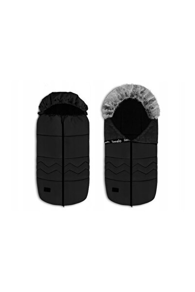 Lİonelo Frode Stroller Winter Sleeping Bag, 90x45 cm, Waterproof, Universal, Black