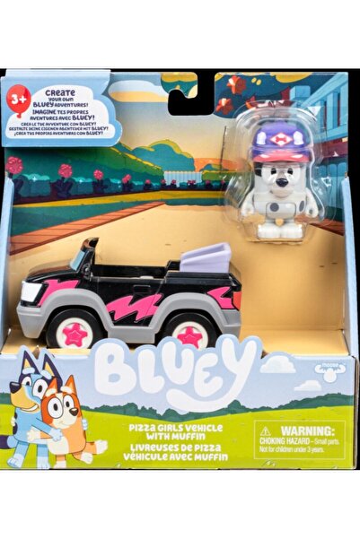 bluey Set figurina Pizza Car and Muffin, Multicolor