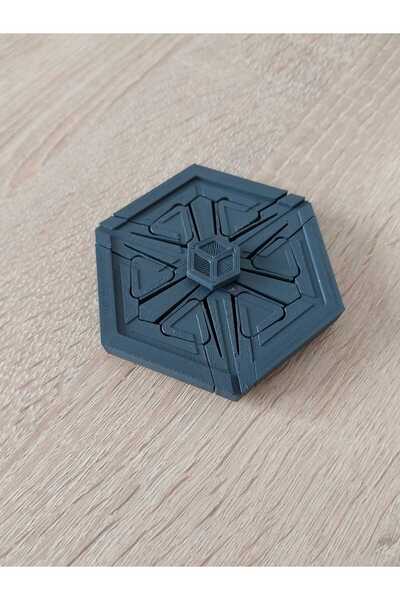 Intent 3D Plastic Expandable Fidget Spinner - 3D Geometric Design