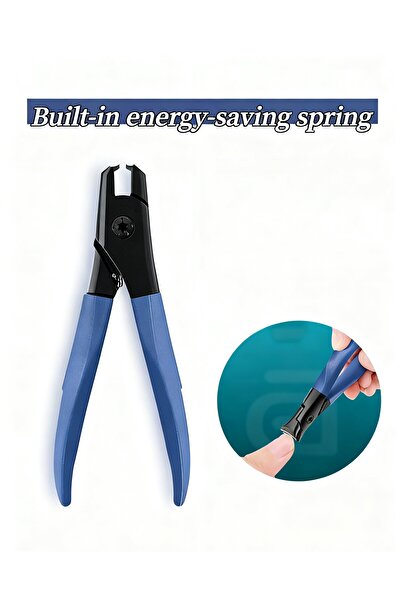 Generic 1-Pack Wide Cut Thick Toenail Clippers - Stainless Steel, with Pins, for Thick Nails (Blue)