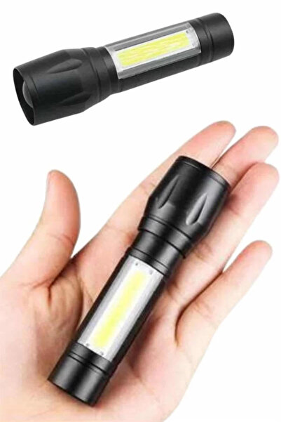 Twin Store Flashlight Long Range USB Rechargeable Camping Lamp