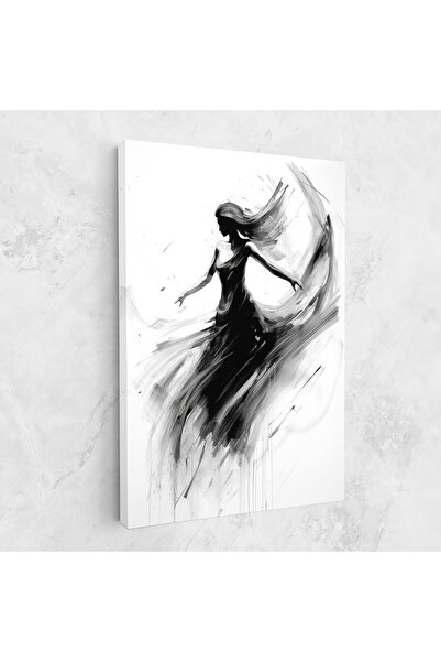 Arthub Canvas Painting, Bedroom And Living Room, Women, Dancing Woman Drawn