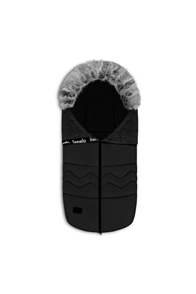 Lİonelo Frode Stroller Winter Sleeping Bag, 90x45 cm, Waterproof, Universal, Black