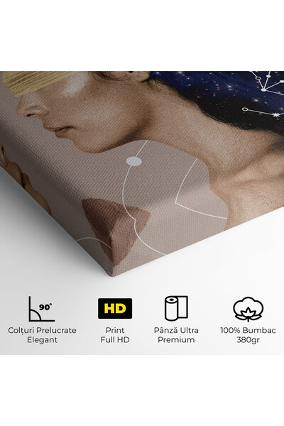 Arthub Canvas Painting, Bedroom And Living Room, Women, Galaxy Hair