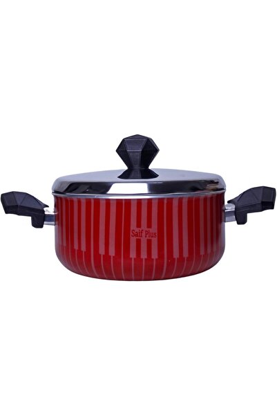 Nouval Saif Plus Teflon Pot with Steel Lid, 26 cm