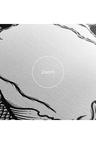 Arthub Canvas Painting, Bedroom And Living Room, Modern, Yin Yang Koi