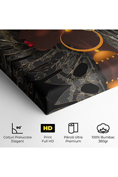 Arthub Canvas Painting, Bedroom And Living Room, Women, African Gold Leaf
