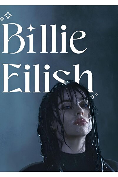 BONANZA Billie Eilish Ahşap Poster