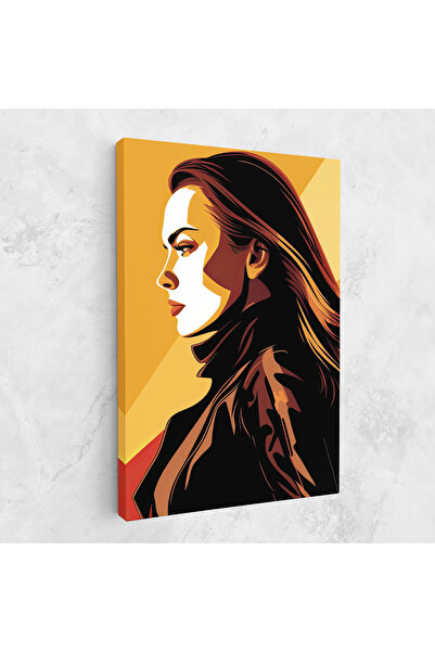 Arthub Canvas Painting, Bedroom And Living Room, Modern, Graphical Pop Girl