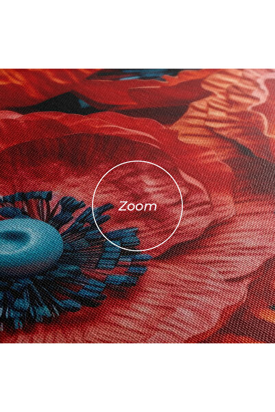 Arthub Canvas Painting, Bedroom And Living Room, Flowers, Poppy Close Up