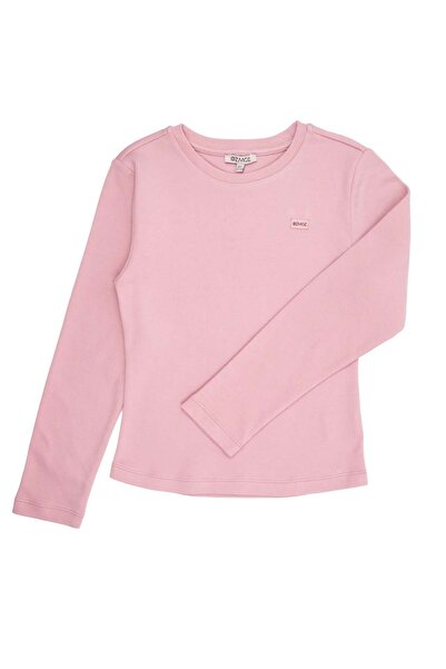 Ozmoz By Mukadder Özden Organic Dark Pink Winter Girls' Thin Sweatshirt
