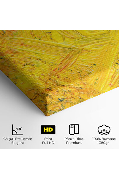 Arthub Canvas Painting, Bedroom And Living Room, Abstract, Artistic Yellow Painting