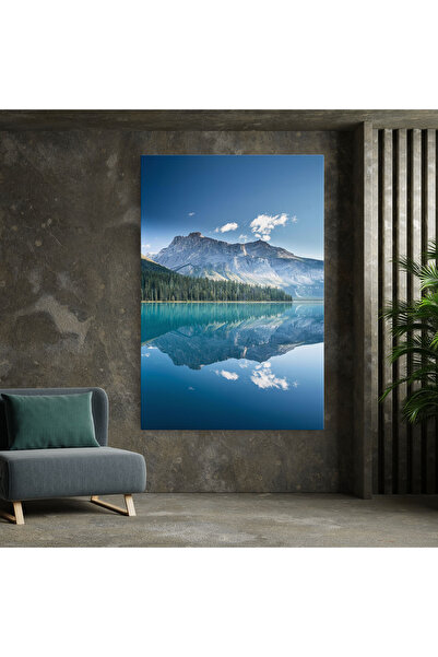 Arthub Canvas Painting, Bedroom And Living Room, Landscapes, Blue Mountain Lake