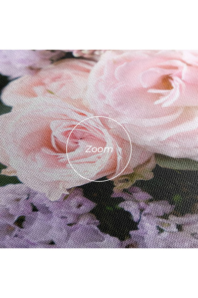 Arthub Canvas Painting, Bedroom And Living Room, Flowers, Beautiful Pink Roses