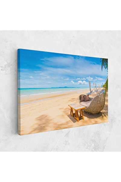 Arthub Canvas Painting, Bedroom And Living Room, Landscapes, Dinning Blue Sky