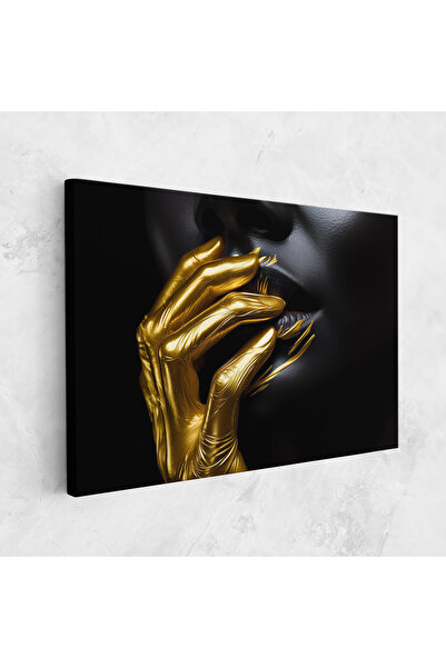 Arthub Tablou Canvas, Dormitor Si Living, Femei, Gold Small Hand