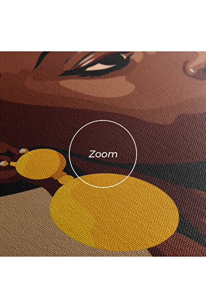 Arthub Canvas Painting, Bedroom And Living Room, Women, African Earrings