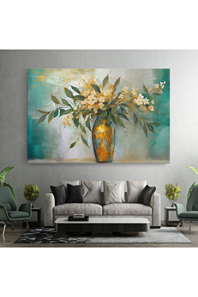 Arthub Canvas Painting, Bedroom And Living Room, Flowers, Abstract Vase Art