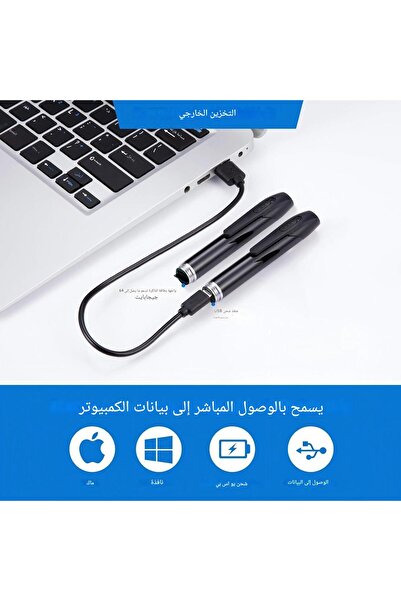 DAHUA 1080P Body Camera Pen, Micro Pen Camera ,spy camera【2025 Upgrade 】 (Silver Black),