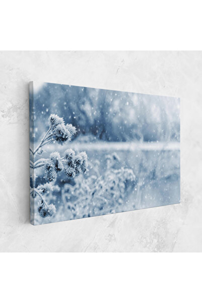 Arthub Canvas Painting, Bedroom And Living Room, Landscapes, Pretty Winter Plants