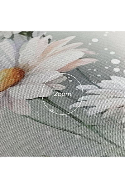 Arthub Canvas Painting, Bedroom And Living Room, Flowers, Dreamy White Daisy