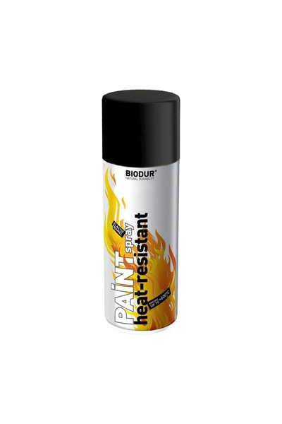 Biodur High-temperature spray 600°C black (12 pcs/box)