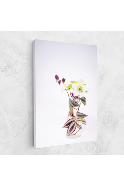 Arthub Tablou Canvas, Dormitor Si Living, Flori, Pretty Leaf Vase
