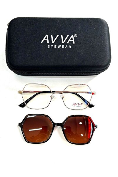 Avva 5603 C2 Polarized Clip-On Women's Sunglasses