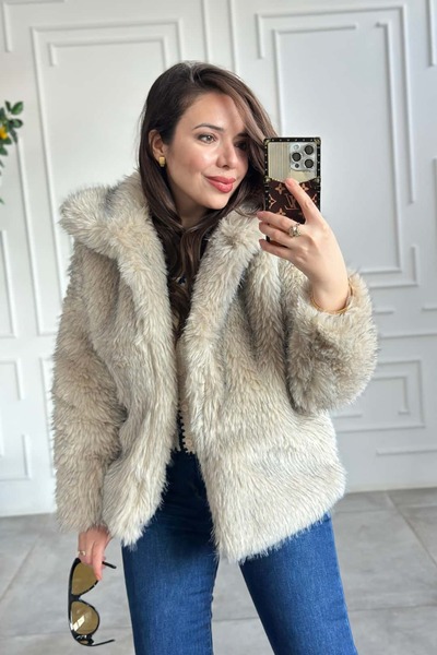 Yağmur Butik Palton de blană