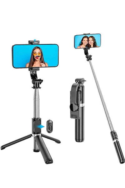 Belle Fusion Bfs Tripod Selfie Stick Bluetooth Controlled Wireless with Led Light