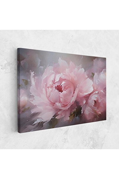 Arthub Tablou Canvas, Dormitor Si Living, Flori, Dreamy Painting Peony