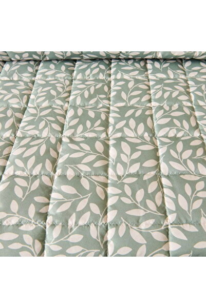 Evidea Soft Sylvara Çok Amaçlı Tek Kişilik Yatak Örtüsü Seti - Yeşil