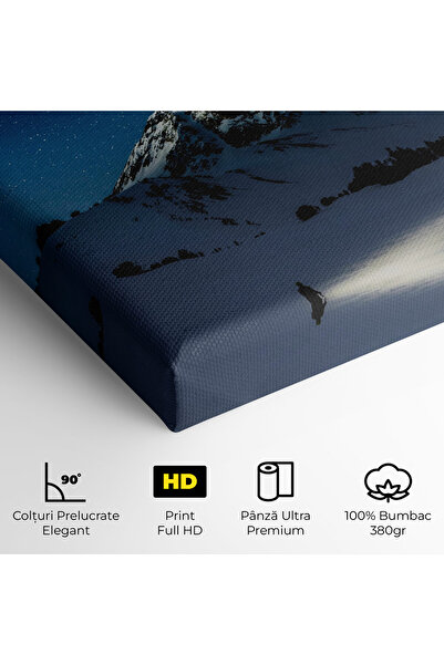 Arthub Canvas Painting, Bedroom And Living Room, Landscapes, Pretty Sky Winter