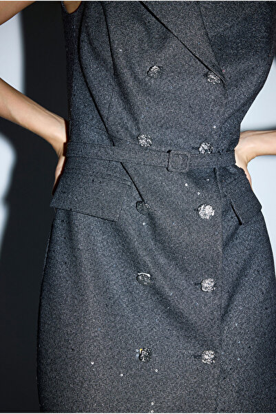 adL Mert Aslan Kruvaze Elbise