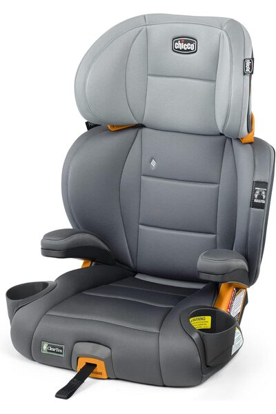 Chicco KidFit ClearTex Plus 2-in-1 Belt-Positioning Booster Car Seat 40-110 lbs, Lilac