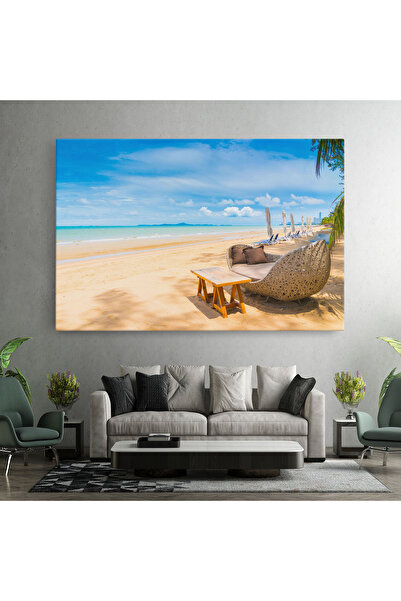 Arthub Canvas Painting, Bedroom And Living Room, Landscapes, Dinning Blue Sky