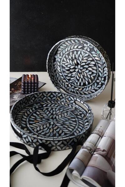 Naciye home Sedefli tepsi