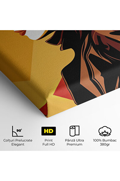 Arthub Canvas Painting, Bedroom And Living Room, Modern, Graphical Pop Girl