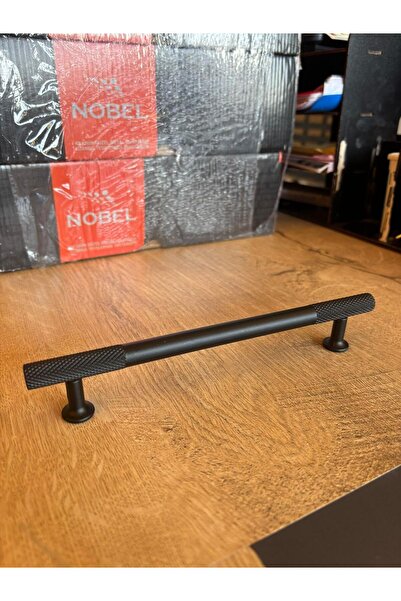 Tuna 192 mm mat siyah dolap mutfak . mobilya kulpu 1 adet (19.2 cm) =192 mm