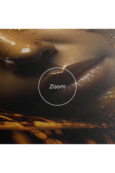 Arthub Canvas Painting, Bedroom And Living Room, Women, Gold Honeycomb Girl