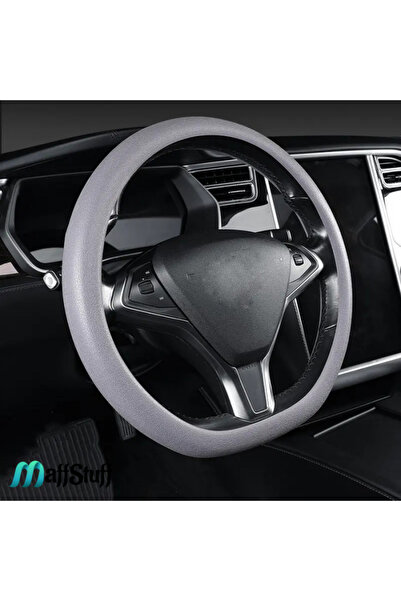 MaffStuff Husă volan din silicon elastic gri deschis pentru protejarea volanului