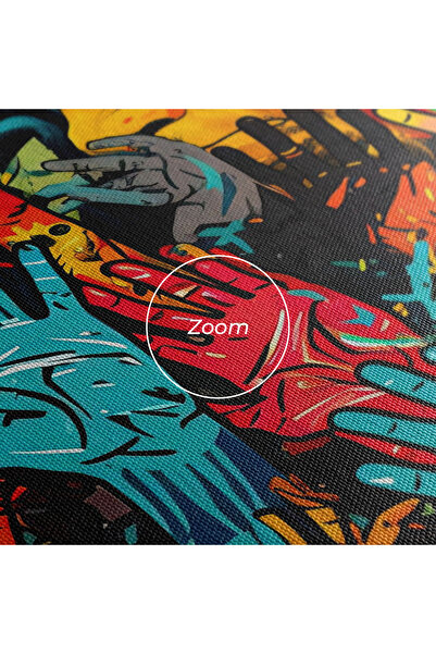 Arthub Canvas Painting, Bedroom And Living Room, Modern, Colorful Hands