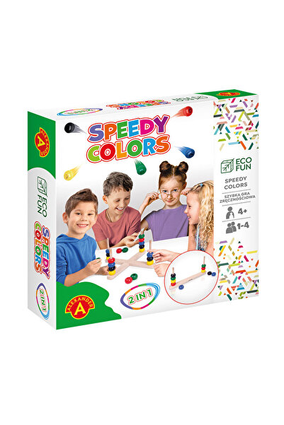 Alexander Toys EcoFun Speedy Colors game, 82 pieces, 1-4 players, 4+