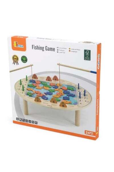 Viga Wooden Pretend to Play Fishing Game for the Age of 2yrs+