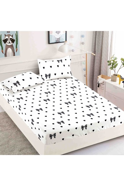 Inovius Husa de pat dublu + 2 Fete de Perna,din Finet Premium, cu elastic JJJ5116