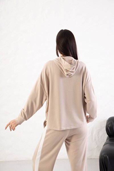 YusGos Women's Comfortable Fit Long Sleeve Half Zipper Modal Fabric Kangaroo Pocket Hooded Sweatshirt (Plum)