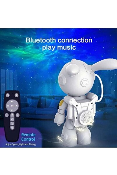 Beauenty Space Rabbit LED Starry Sky Projector – White