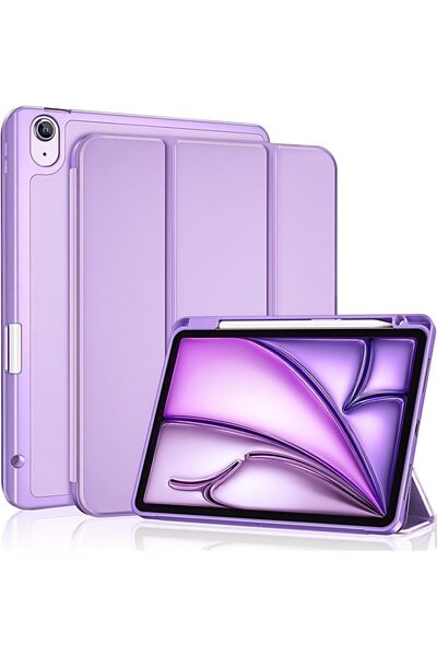 PROCASE iPad Air 11-inch Case (M3/M2, 2025/2024) 10.9-inch with Pencil Holder - Purple